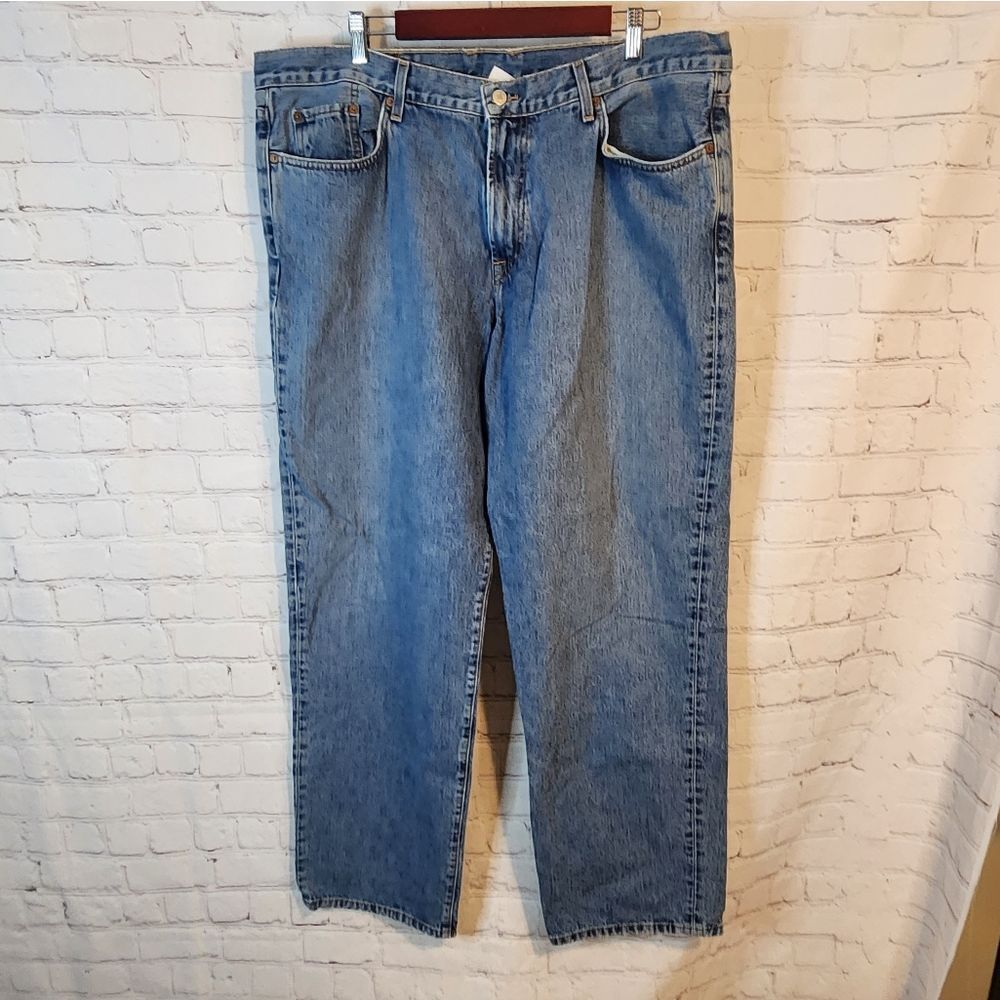 Men's Lucky Brand Blue Relaxed Jeans Classic Style, Size 40
